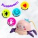 Clothing toy "Krabik", waterfowl, MIX's colors