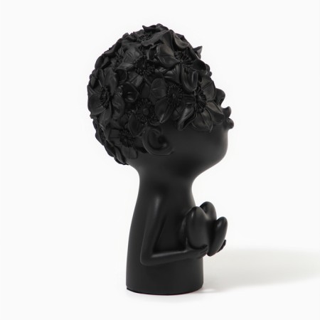 Polystone figurine "Love" Black color 12 x 6.5 x 22 cm-2