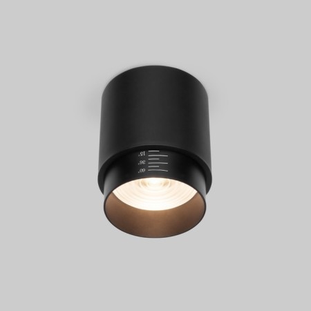 Lamp ceiling Elektrostandard, Cors Led 10 W, 100x81x81 mm, IP20, black color