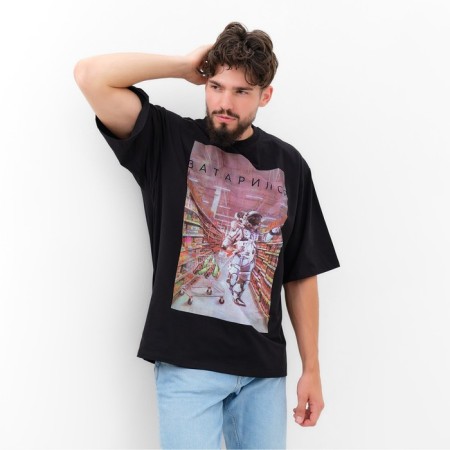 Men's T -shirt KAFTAN "stuck", black, p. 46