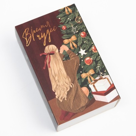 Набор новогодних женских носков KAFTAN "Xmas" р. 36-39 (23-25 см), 2 пары-4