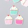 Decor for creativity Rubber "Kexiki" set of 15 pcs mix 3.5x2.7 cm