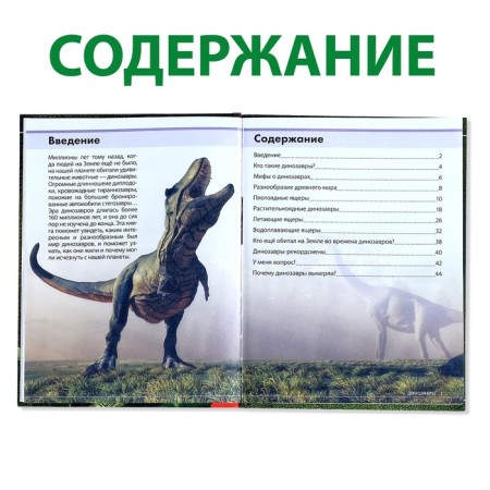 Children's Encyclopedia in solid binding "Amazing dinosaurs", 48 p.-2