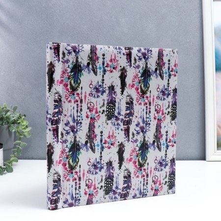 Photo album magnetic 20 sheets "Bright Fogs" leatherette mix 31.5x27.5x2 cm