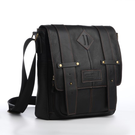 Male bag, xl zolo, black color-1