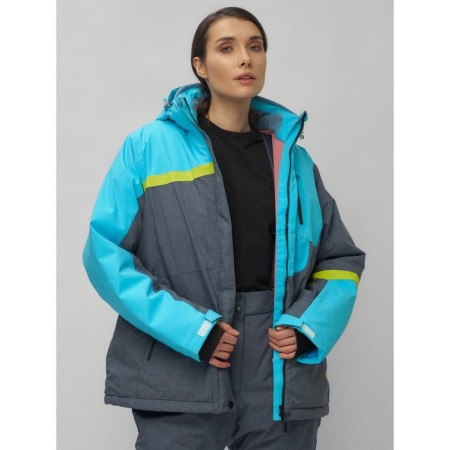 Ski suit female, size 60, blue color-8