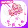 Stroller for dolls "sweet bunny" is universal, with a basket and bag