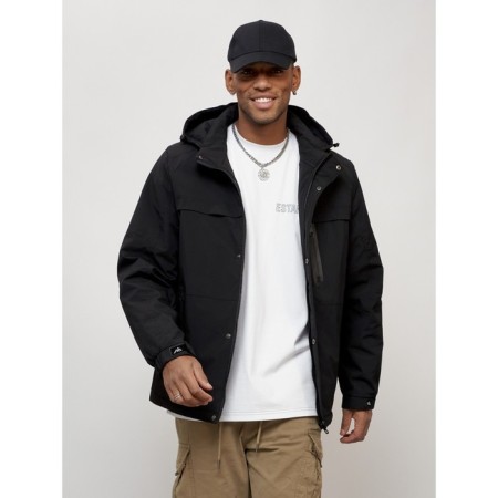 Male spring jacket, size 56, black color-11