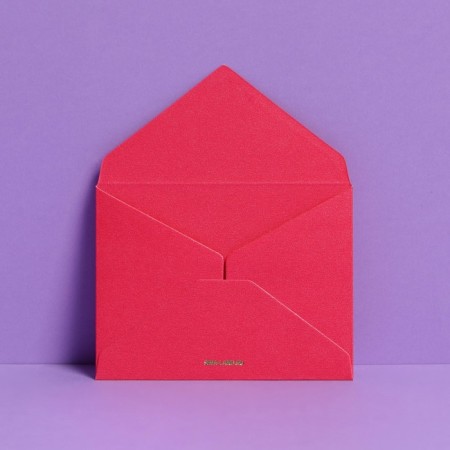 Gift envelope "With Love", embossing, designer paper, 9 × 7 cm-2