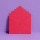 Gift envelope "With Love", embossing, designer paper, 9 × 7 cm