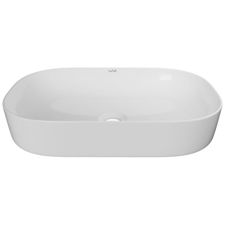 Haller shell Wave Slim, rectangular, white color, 61x40x14.5 cm-3