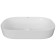 Haller shell Wave Slim, rectangular, white color, 61x40x14.5 cm