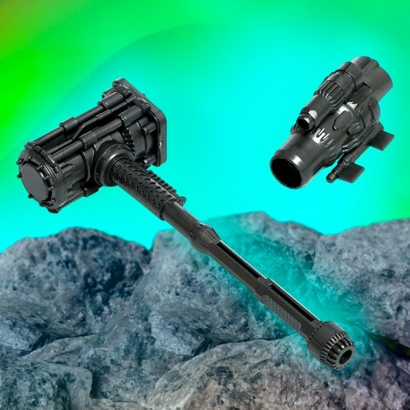 Warrior robot, transforms, with metal elements-8