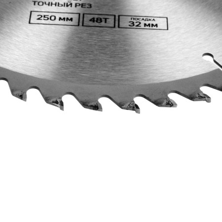 Disk of tundra wood, accurate cut, 250 x 32 mm (rings at 22.20.16), 48 teeth-3