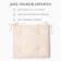Sidushka Ethel "ECO", Milk color, 42x42 cm, 70% HL, 30% flax, 190 g/m2
