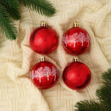 Set of balls plastic D-5.5 cm, 4 pcs 