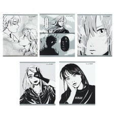 Notebook of 48 sheets in the Comic Code (exclusive), covering cartoon, matte lamination, block 60 g/m2, 5 types of mix