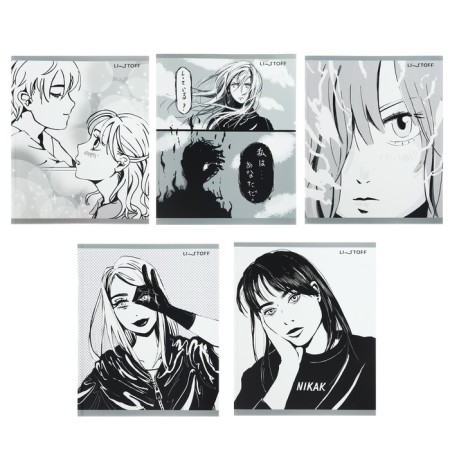 Notebook of 48 sheets in the Comic Code (exclusive), covering cartoon, matte lamination, block 60 g/m2, 5 types of mix