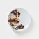 Porcelain plate "Hunting season", D = 24 cm, MIX drawing
