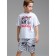 Pajama for the boy PlayTode: T -shirt and shorts, height 146 cm