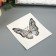 Tattoo on the body "Butterfly with a pattern"