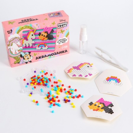 Aquamosaic with scenery, Minnie Mouse and Unicorn-1