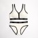 Female set (top, panties) color white, size 42-44