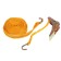 Cargo screed with a mechanism 110 mm, tape width 25 mm, load 400/800 kg, length 6 m