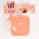 Baby plate Lalababy Play with Me Birdie with a soft lid, pink color