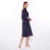 Women's dress, dark blue color, size 44