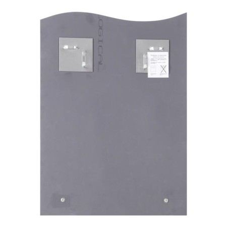 Mirror, wall, with sandblasting graphics, with a shelf, 40 × 55 cm-3