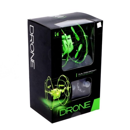 A quadrocopter radio -controlled Drone works on the battery, the color is green-5