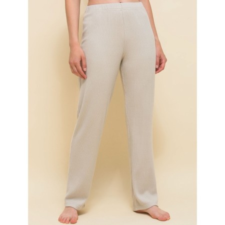 Female trousers, size 46, light gray color-1