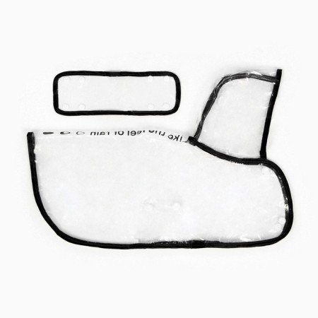 Dog raincoat, size S (DS 22, OG 35-38, Osh 36 cm), black-9