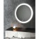 Mirror with Doratiz LED backlight "MIA", 770x770 mm, heating, clock, sensory switch, dimmer