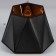Obachr E27 Black-gold 28x25x19 cm