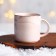 New Year. Ceramic mug “Magic to be”, 350 ml, pink color