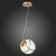 STL LUCE Sus. SL1181.313.01. Acerra. 1x40 watts, E27, 65x65 cm, brass color