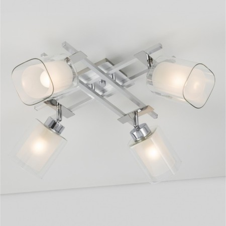 Citilux “Rivoli” CL104140, 42.5x42.5 cm, 4x75W, E27, Gray color-2