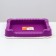 High -side dog toilet, 47 x 36 x 7 cm, purple