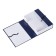 Archive box with A4 ties, a spine of 80 mm Calligrata, Bumvinyl, Blue, up to 700 sheets