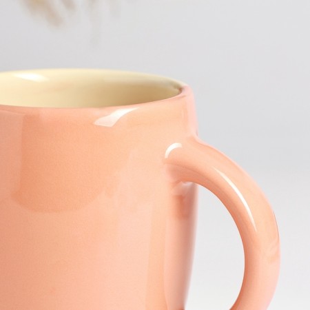 Mug "Festive" 0.4l / 11.5x9.5cm, peach kiss-2