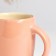 Mug "Festive" 0.4l / 11.5x9.5cm, peach kiss
