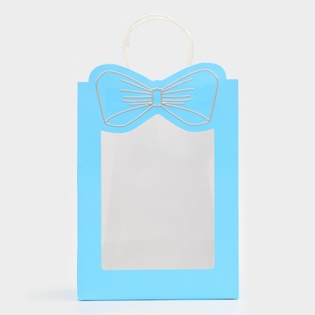 Gift package with the eye "Bant", 30 x 22 x 14 cm, blue-2
