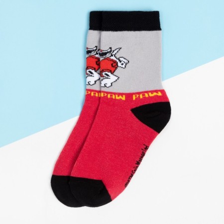 PaW Patrol socks "Marshal", red color, 14-16 cm-1