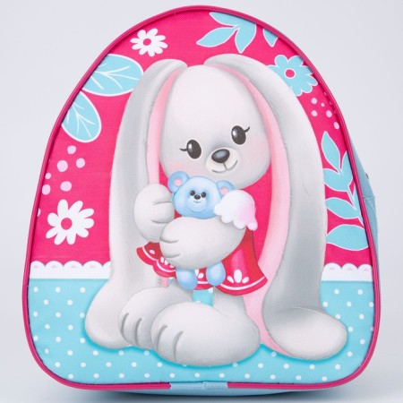 Baby backpack for the girl "Bunny Li", 23x20.5 cm, lightning department-1
