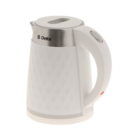 Electric kettle Delta DL-1111, plastic, 1.7 l, 1500 watts, white-1