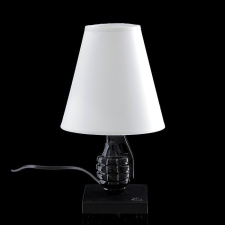 Black-white tablet lamp "Pomegranate" 22 × 30 × 22 cm