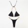 Swimsuit female separate minku color black, size 42