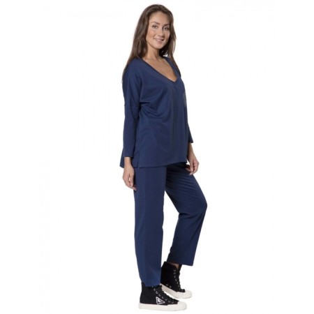 Female costume Kernel, size 44, blue color-1